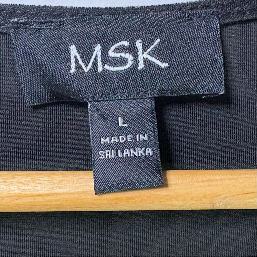 MSK Black Dress with Rhinestones - Picture 2 of 9